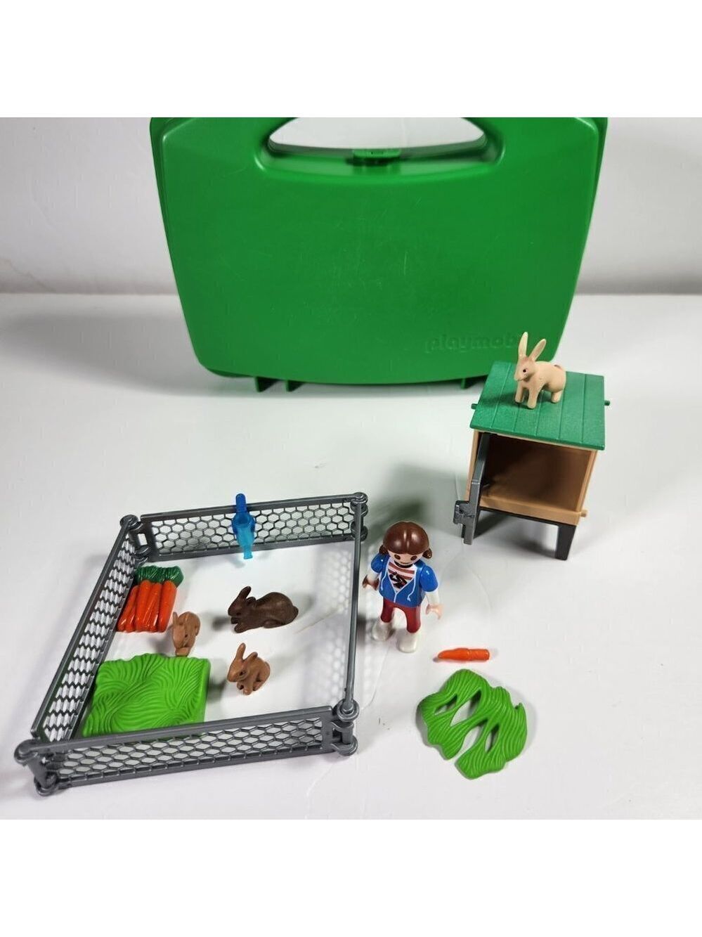 Playmobil Country Bunny Barn Set 2016 With Carry Case 90513